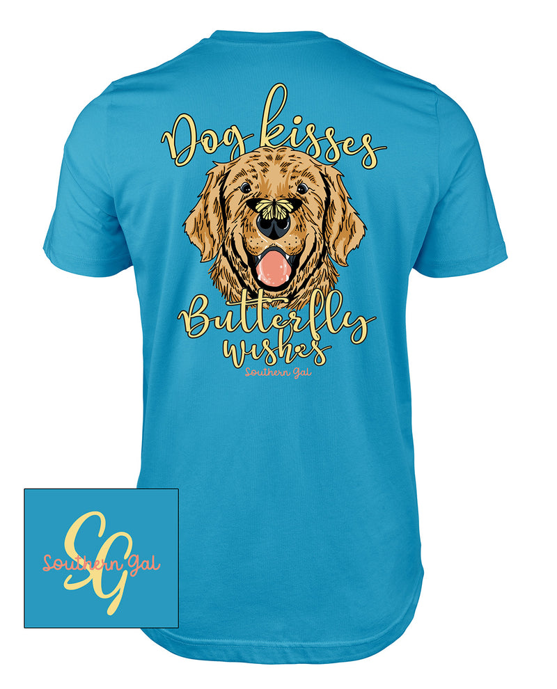 Southern Gal Dog Wishes Short Sleeve Screen Tee