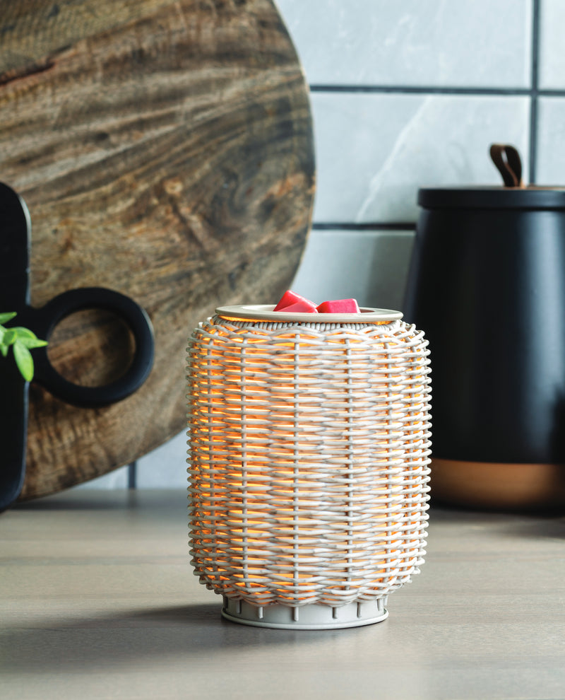 Wicker Grey Illumination Fragrance Warmer