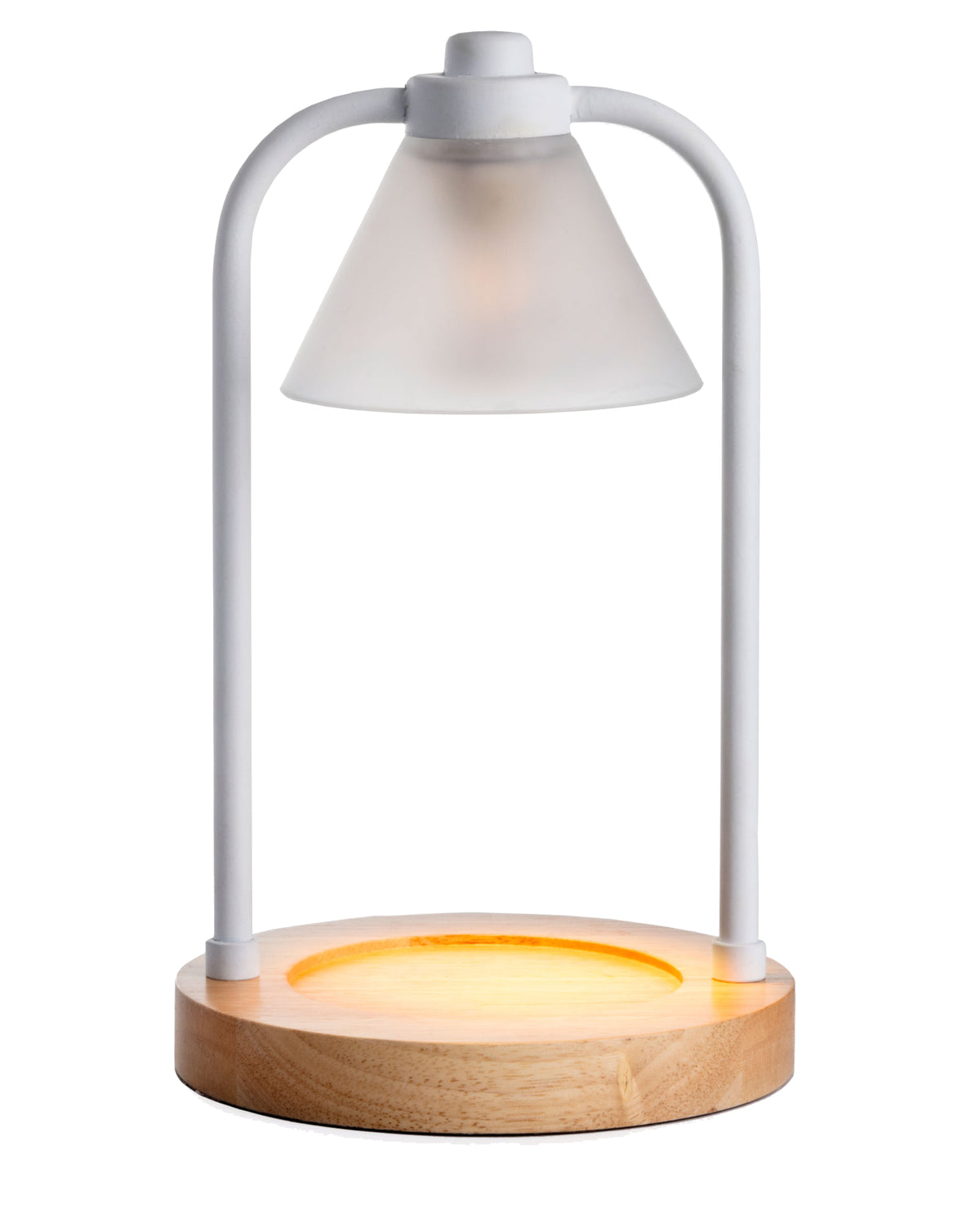 White Pendant Candle Warmer Lantern