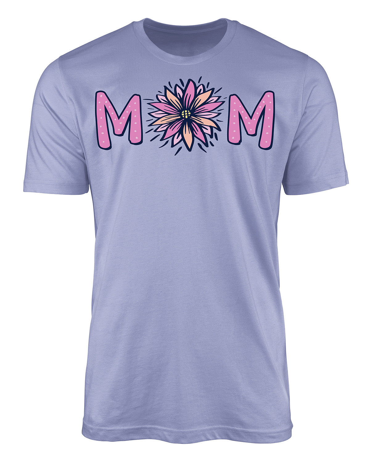 Mom Burst Short Sleeve Screen Tee Violet