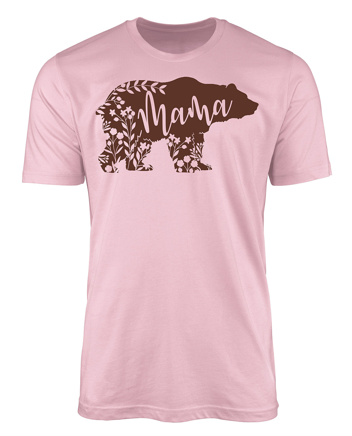 Mama Bear Short Sleeve Screen Tee Pink