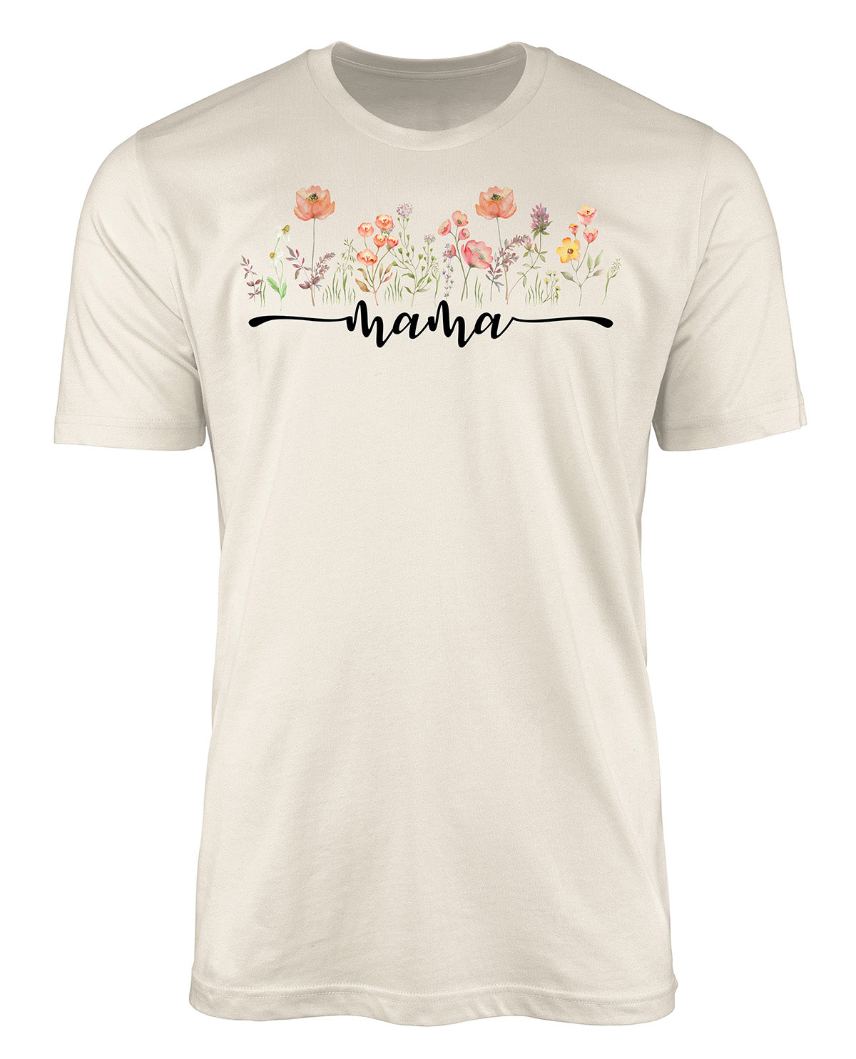 Wild Mom Short Sleeve Screen Tee Natural