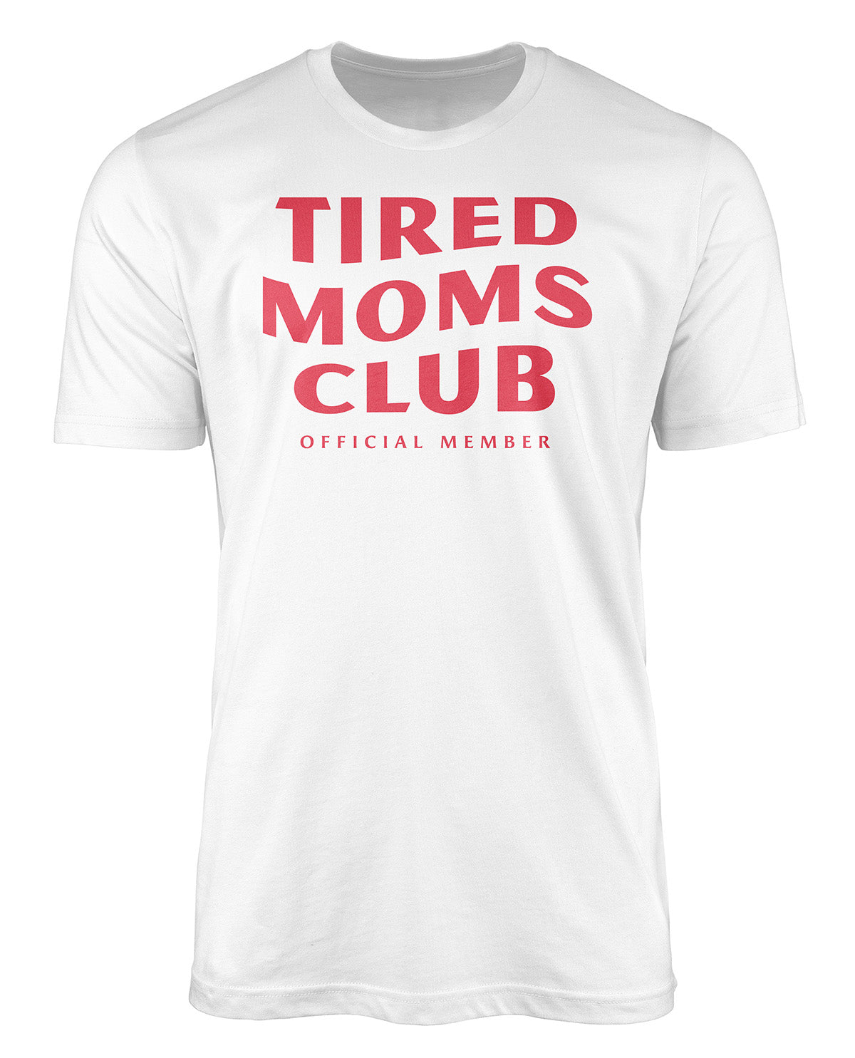 Tired Moms Club Short Sleeve Screen Tee White