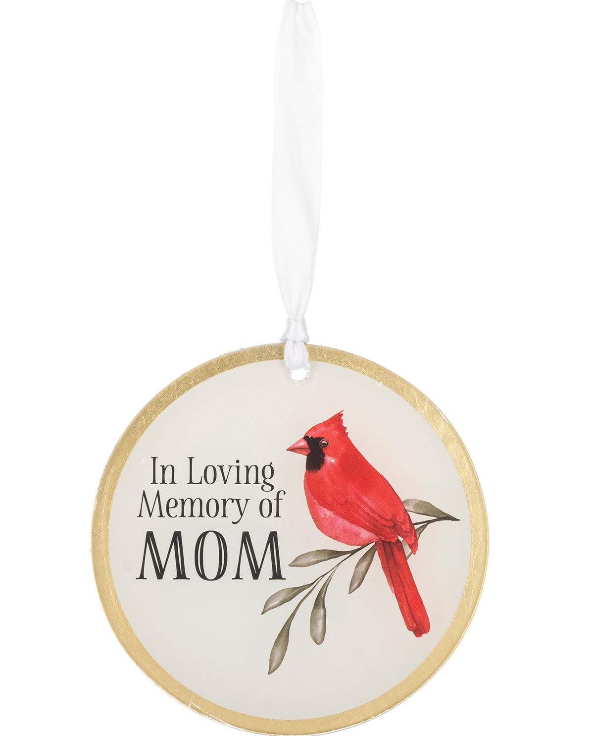 Cardinal Mom/Dad Memorial Ornament