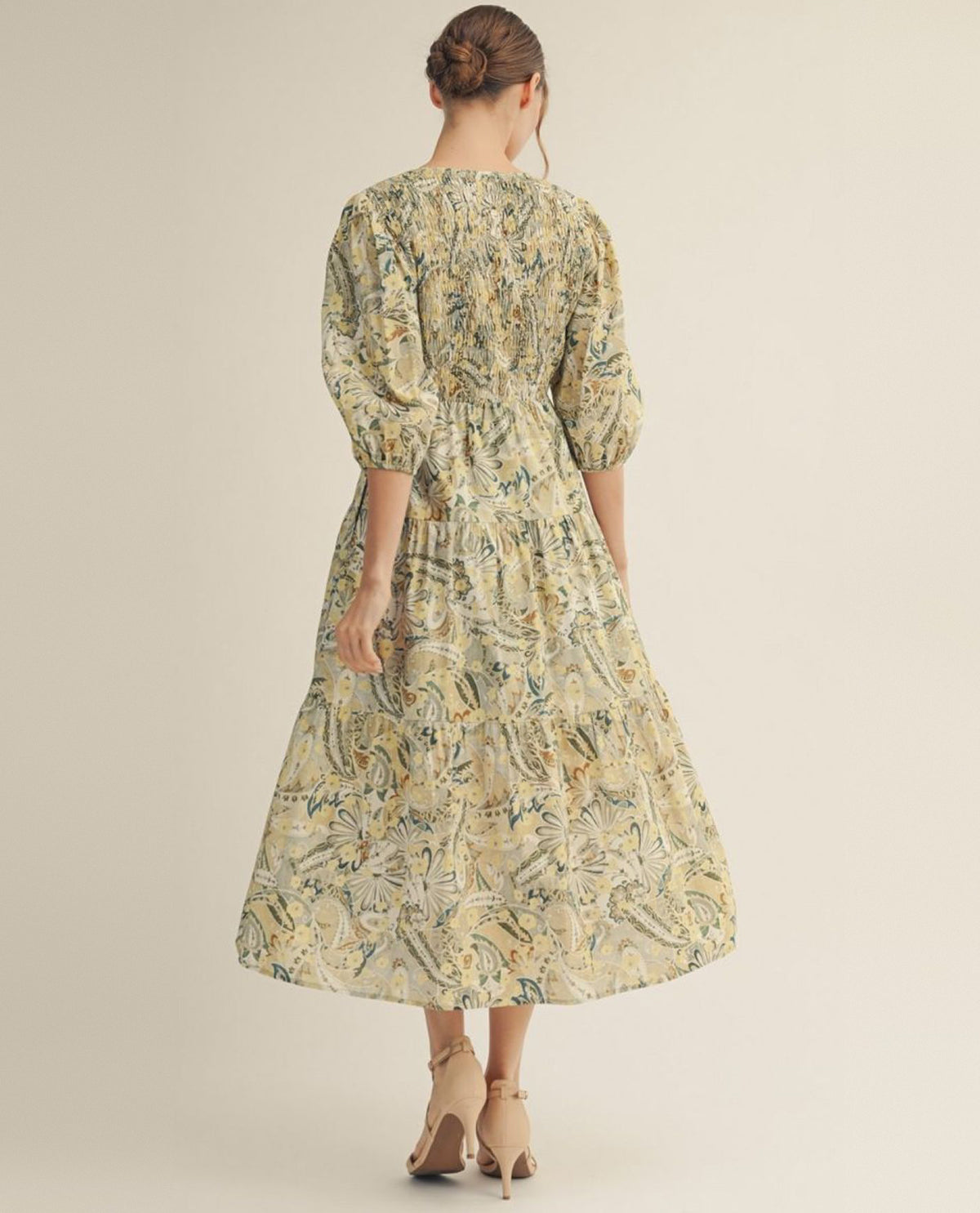 Jodifl Print Dress Green