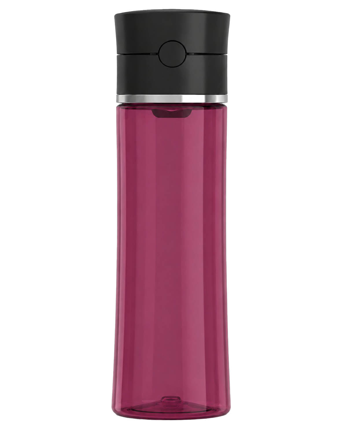 22oz Burgundy Thermos Plastic Bottle - Black Lid