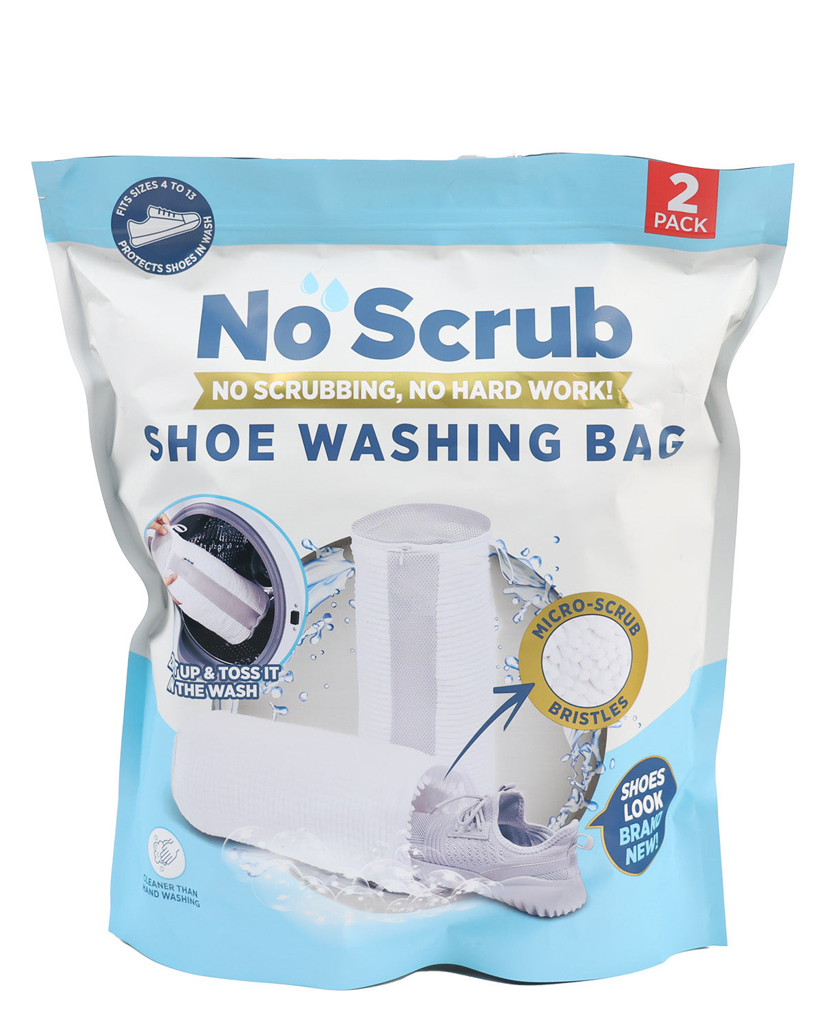 No Scrub Shoe Washing Bag