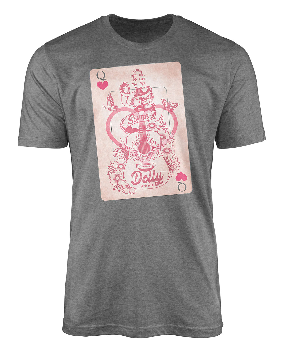 Dolly Card Short Sleeve Screen Tee Graphite