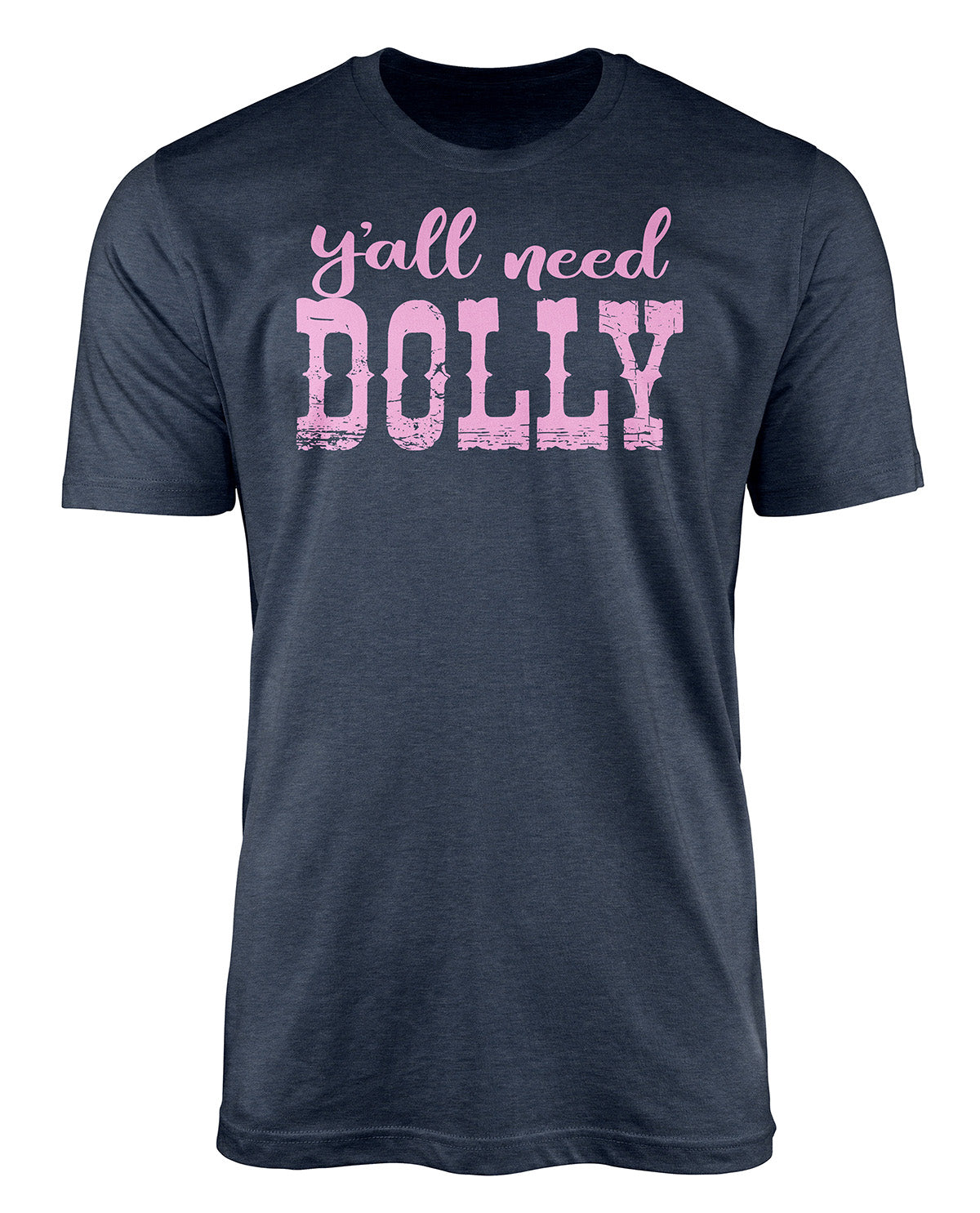Yall Need Dolly Short Sleeve Screen Tee Navy