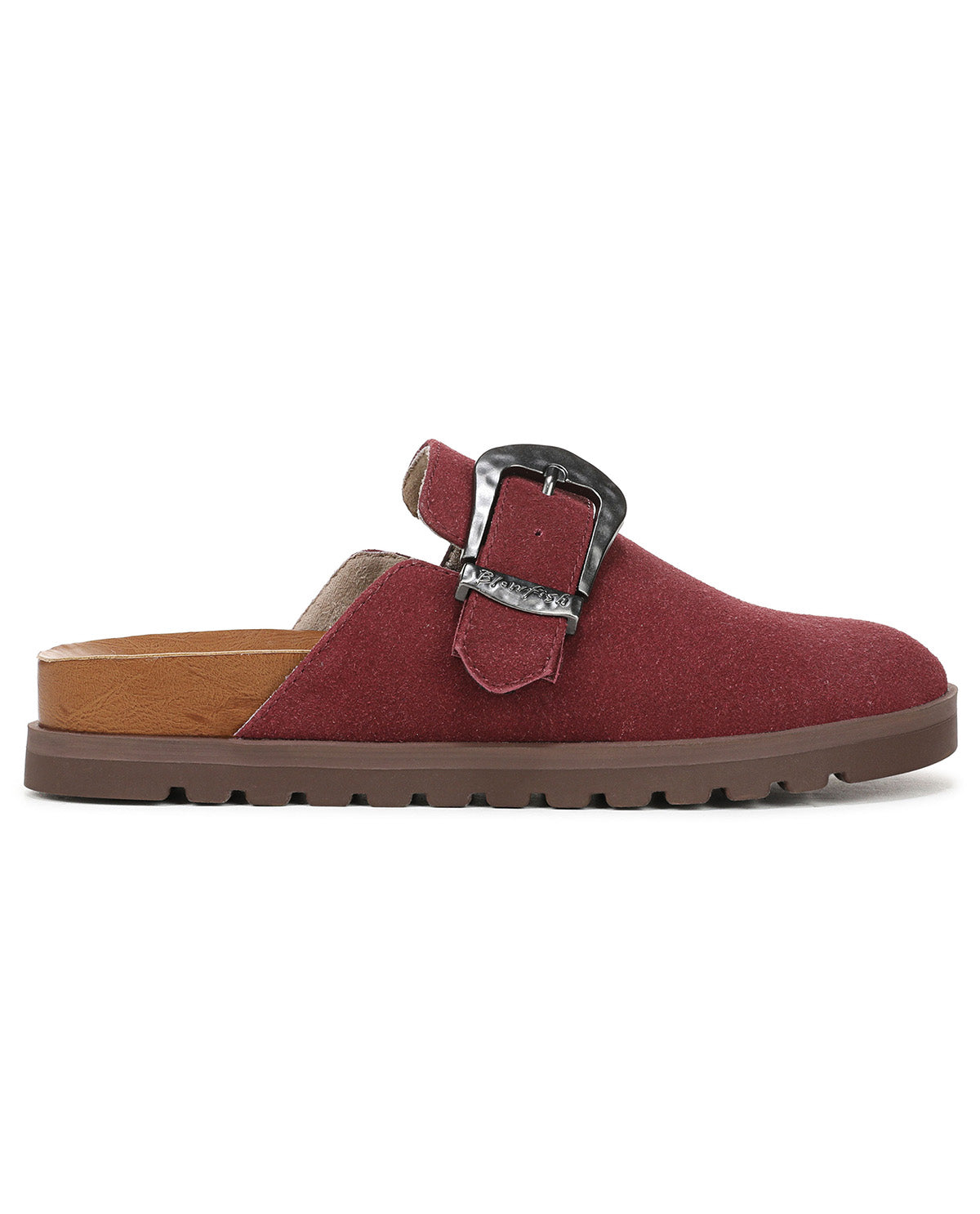 Blowfish Sienna Faux Suede Burgundy