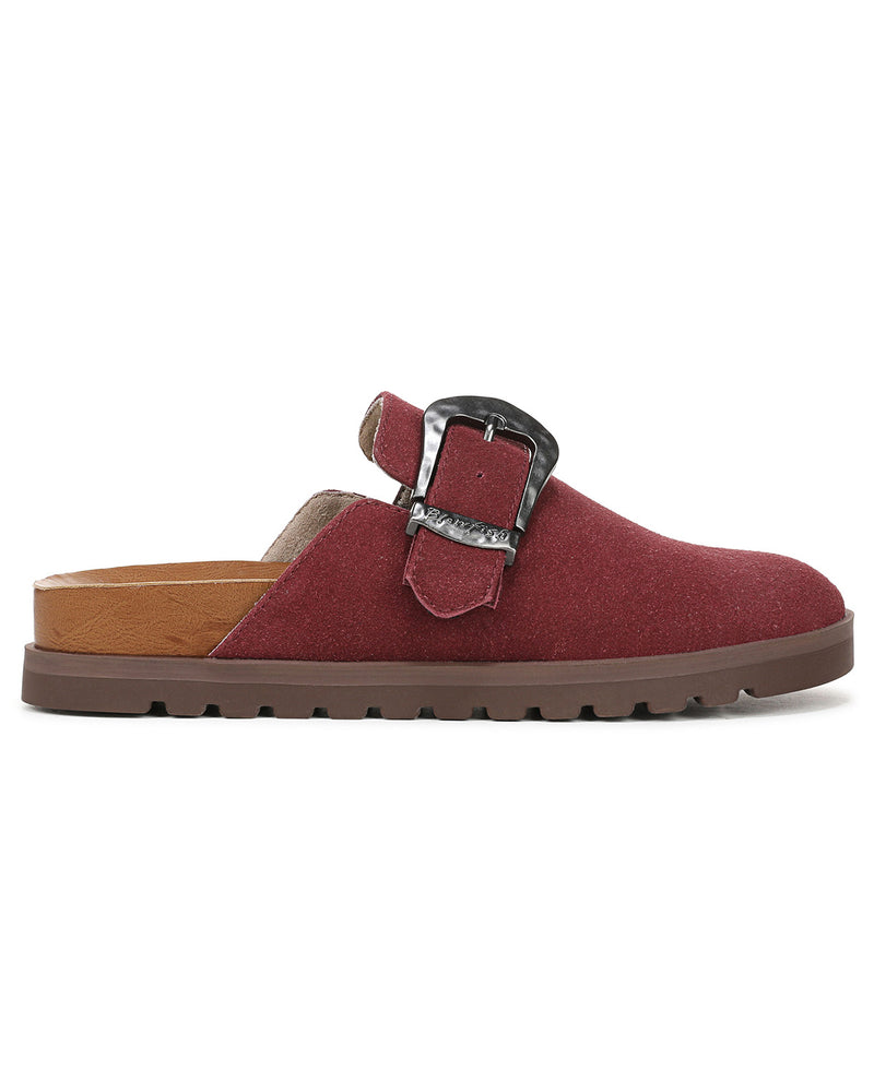 Blowfish Sienna Faux Suede Burgundy