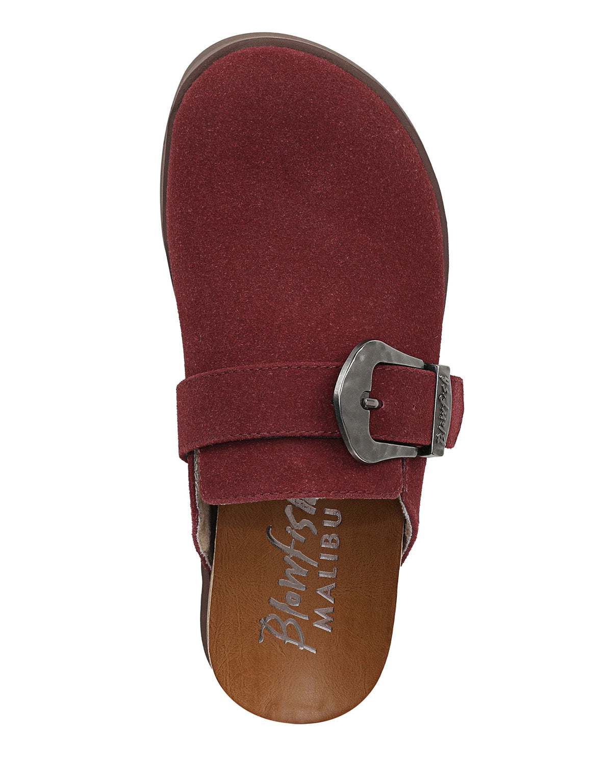 Blowfish Sienna Faux Suede Burgundy