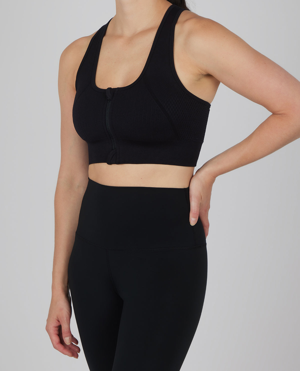 90 Degree 2 Pack Zip Front Sports Bras