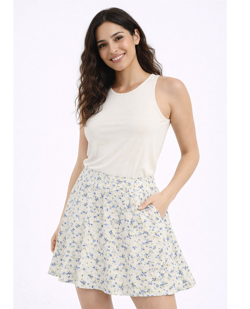 Vogo Print Aline Skort