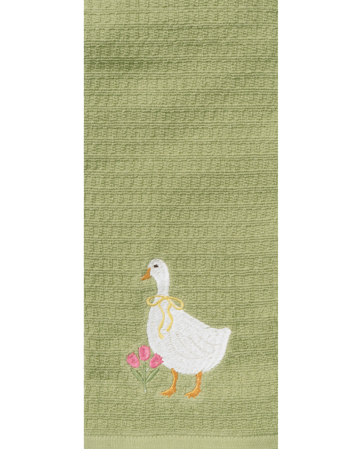 Bow Goose Light Green Kitchen Towel