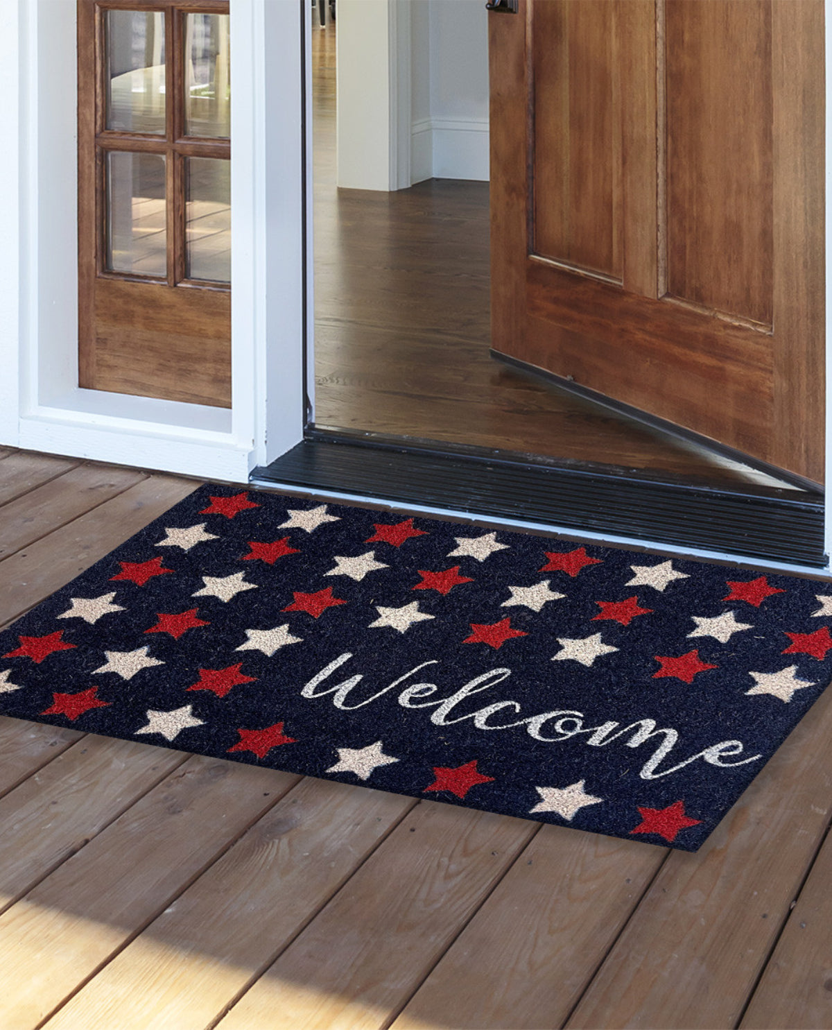 American Welcome Coir Doormat