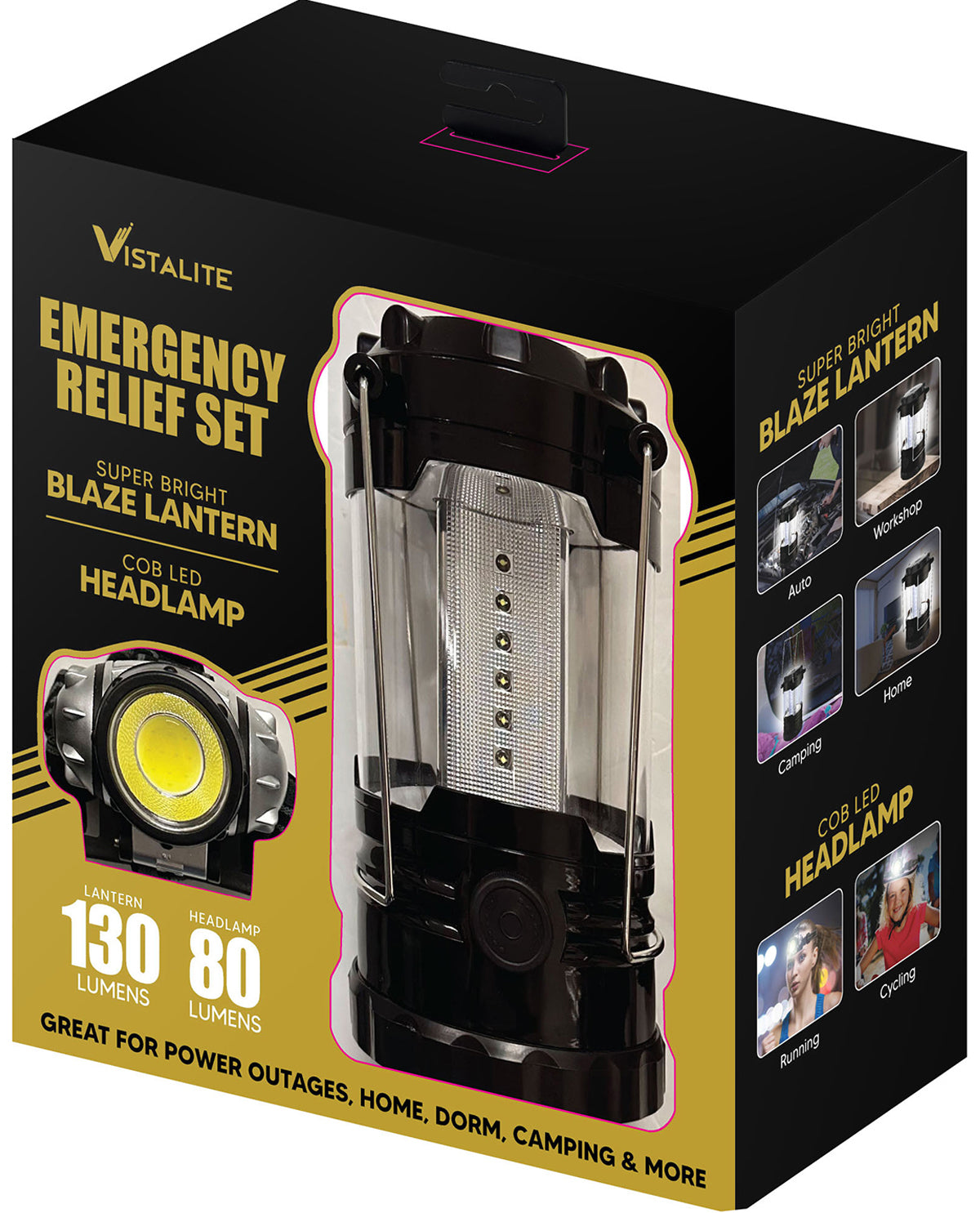 Blaze Lantern and Headlamp Combo