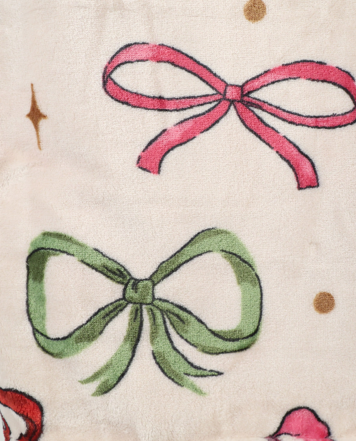 Bow Galore Plush Throw