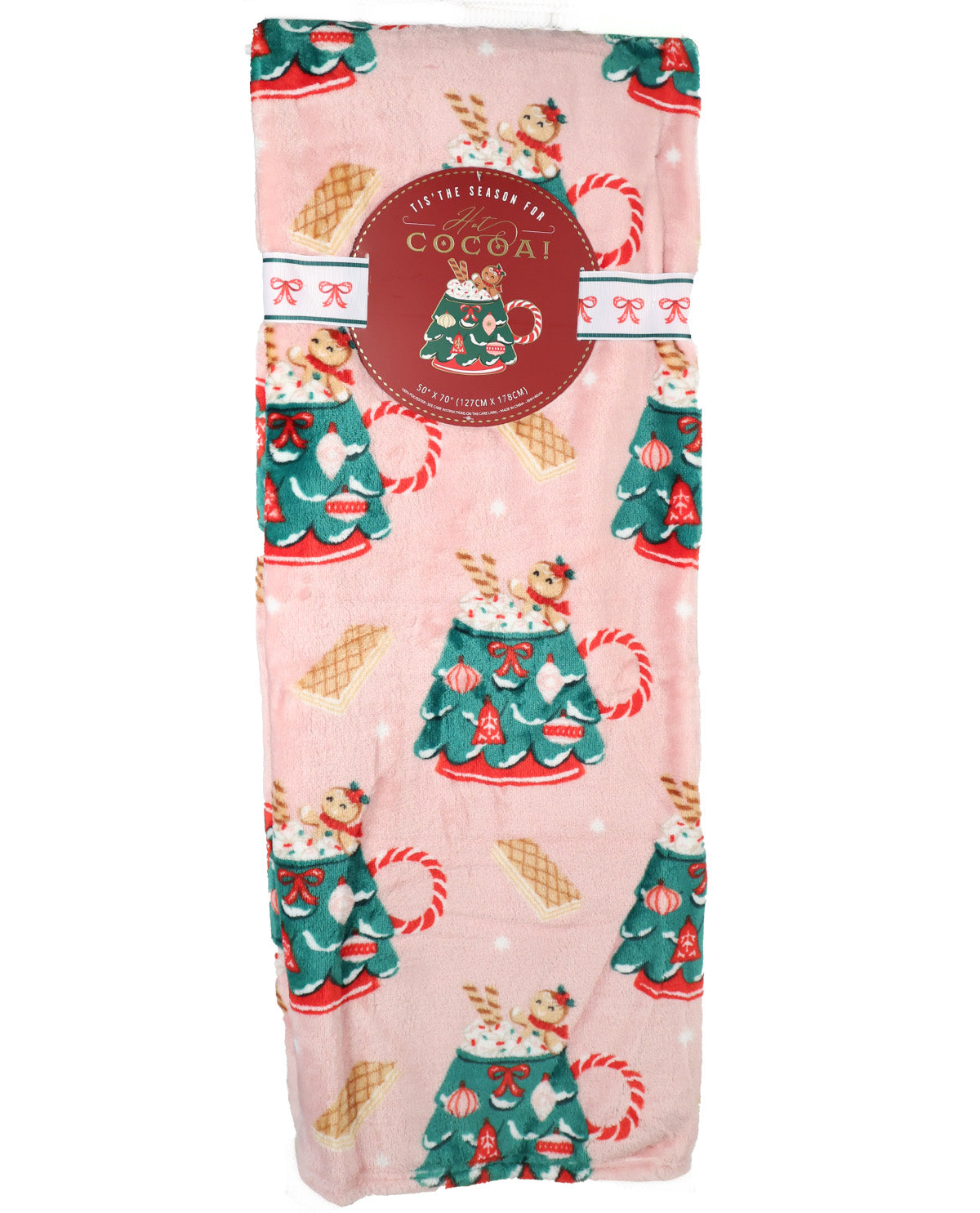 Christmas Tree Mug Plush Throw
