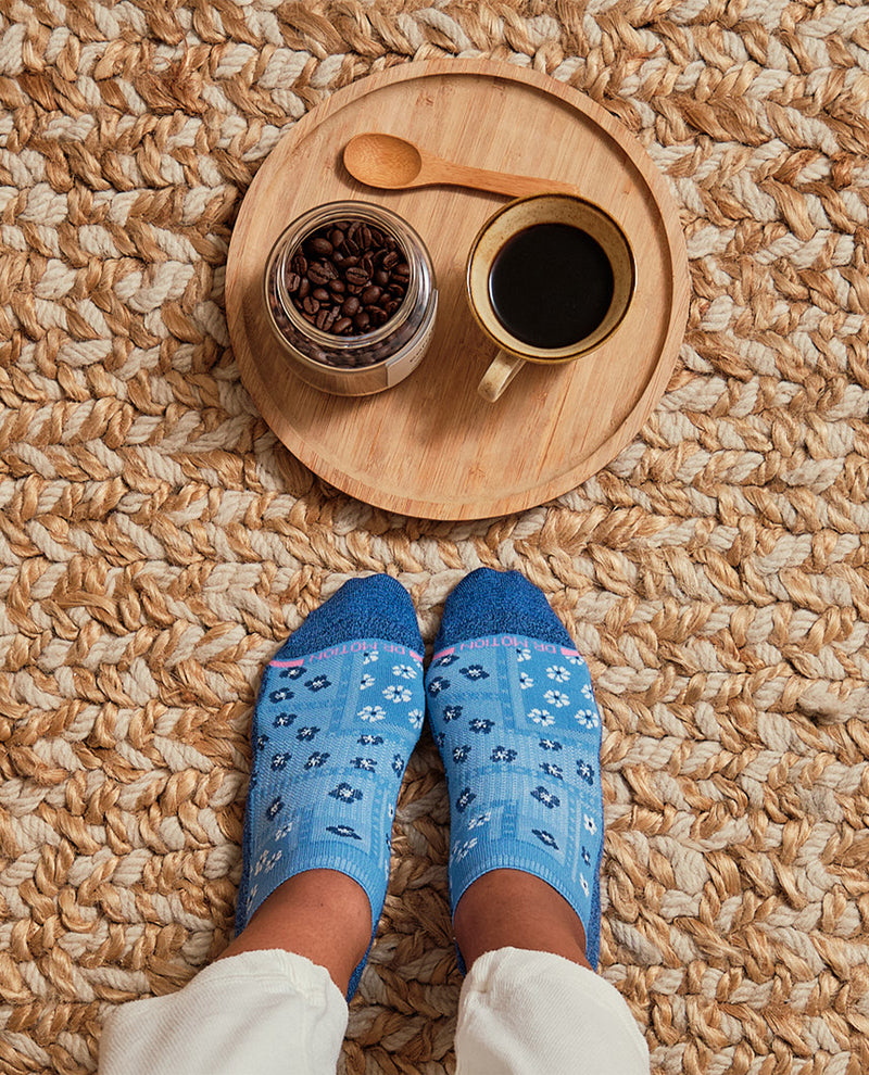 Dr. Motion 2 Pack Floral Patchwork Compression Socks