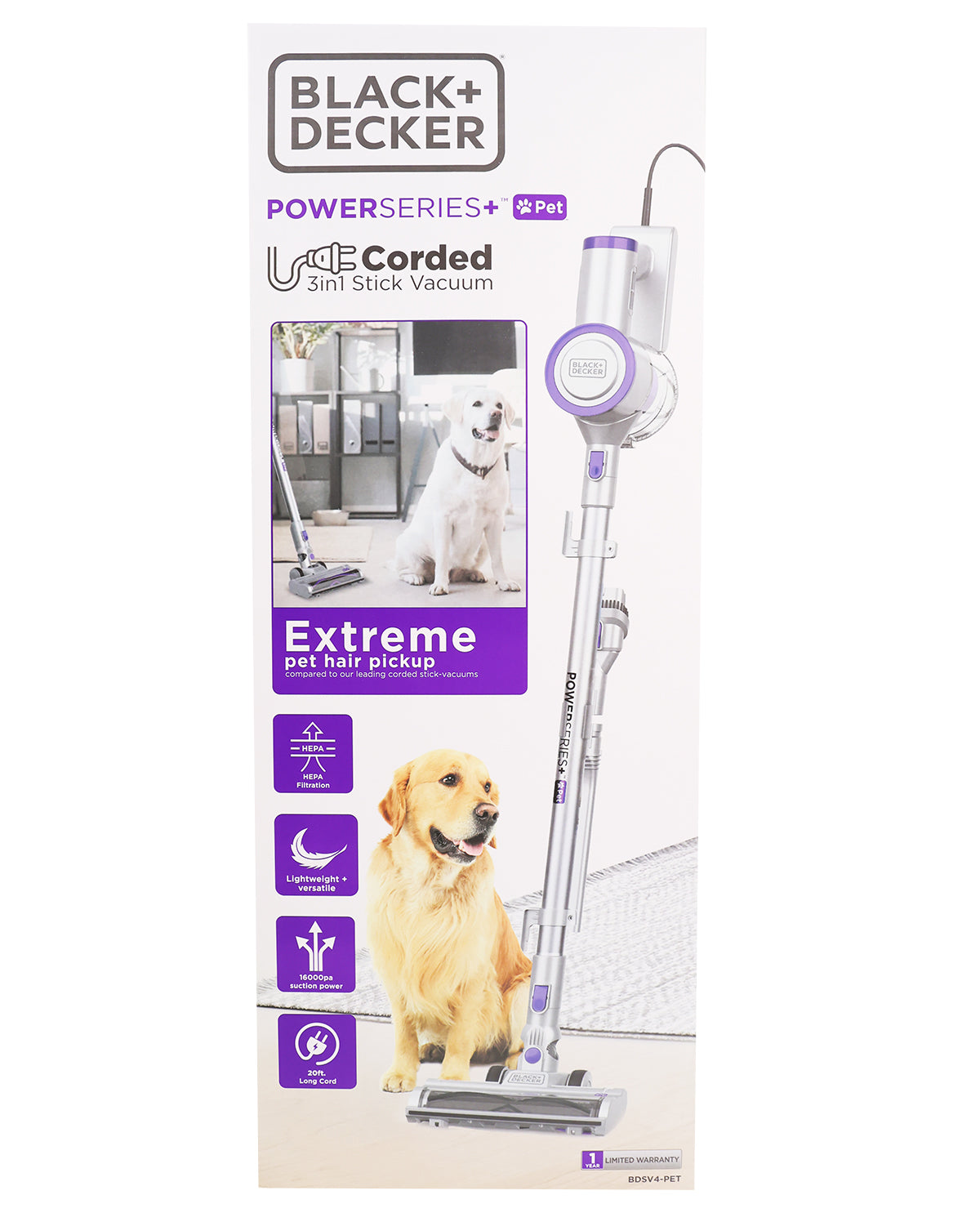 Black & Decker 3-in-1 Stick Vacuum