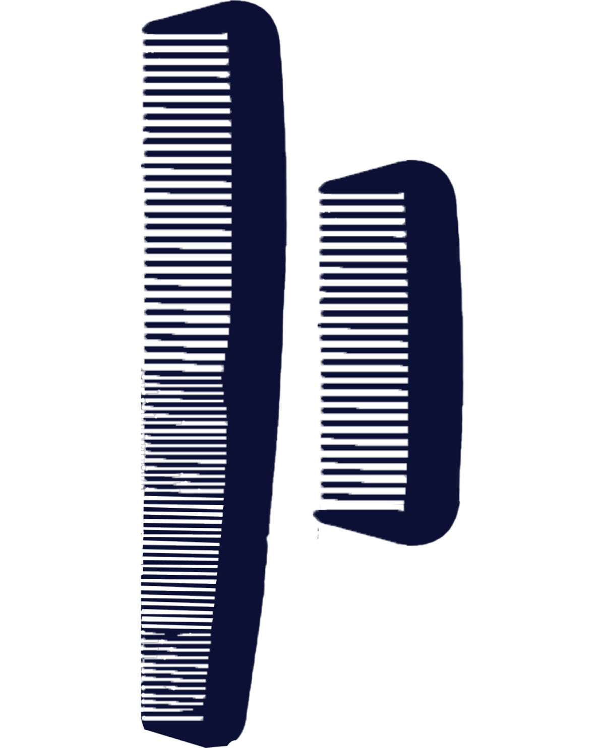 Man Crave 2PK Combs Blue