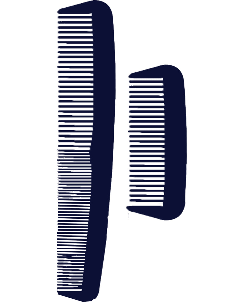 Man Crave 2PK Combs Blue