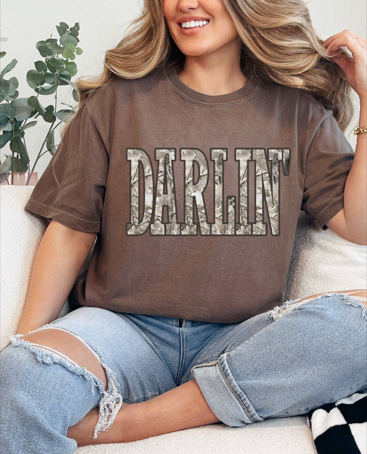 Camo Darlin Tee