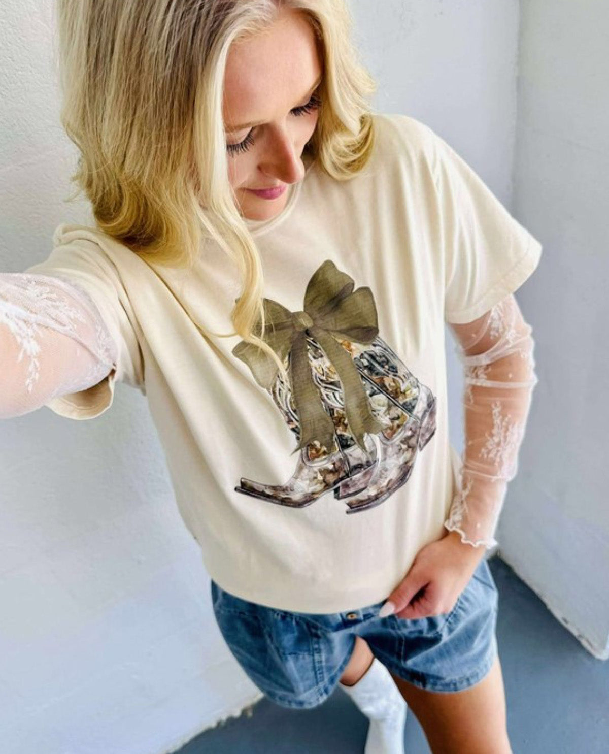 Camo Boots Tee