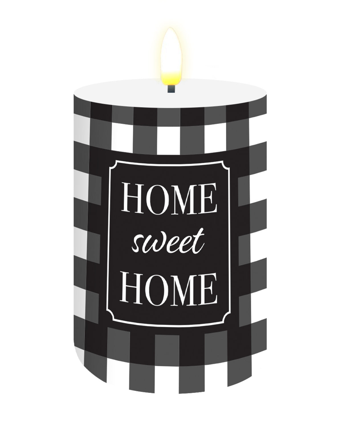 "Home Sweet Home" Flameless Candle