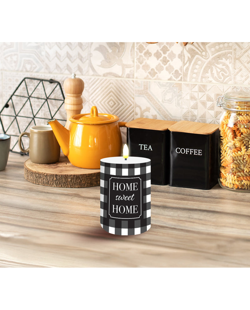 "Home Sweet Home" Flameless Candle