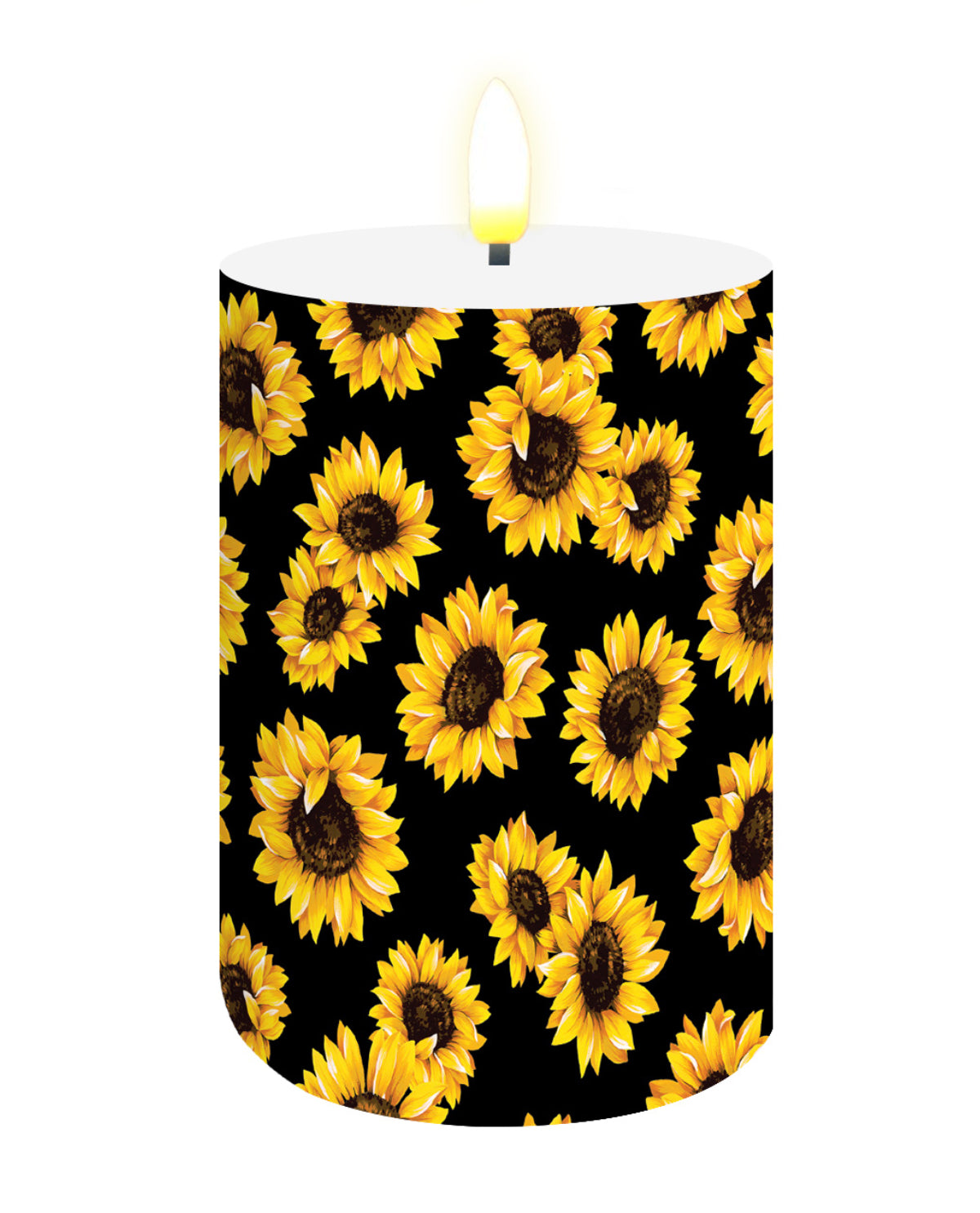 Sunflowers Flameless Candle