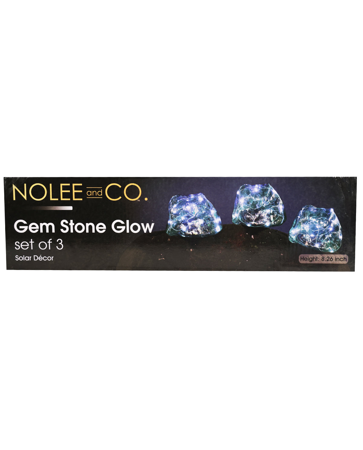 Gem Stone Glow Solar Lighting