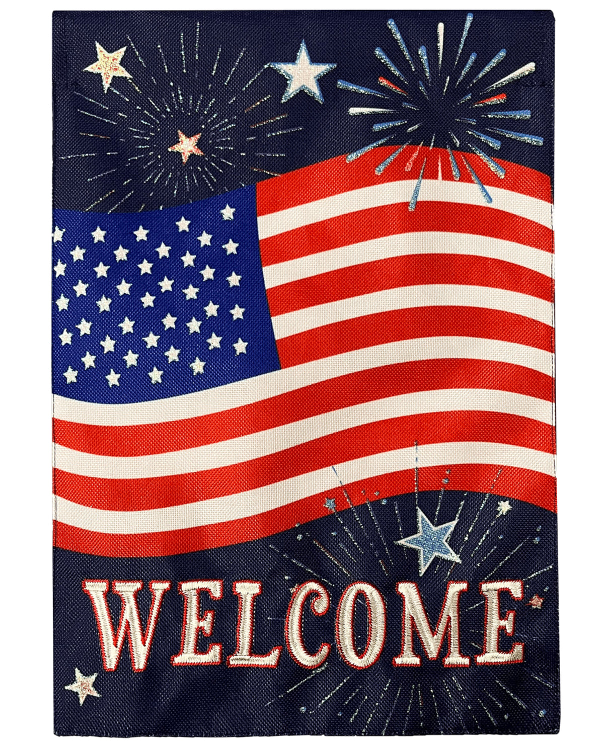 Celebrate America Welcome House Flag