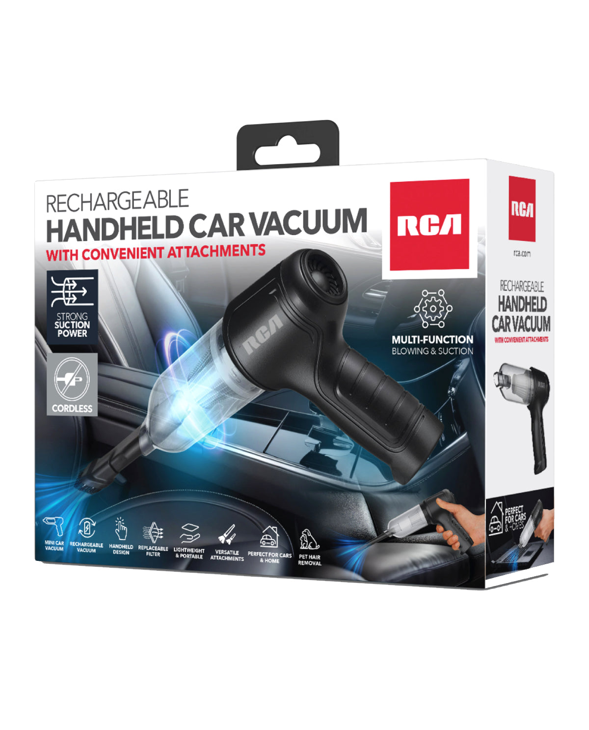 RCA Rechargeable Handheld Car Vacuum