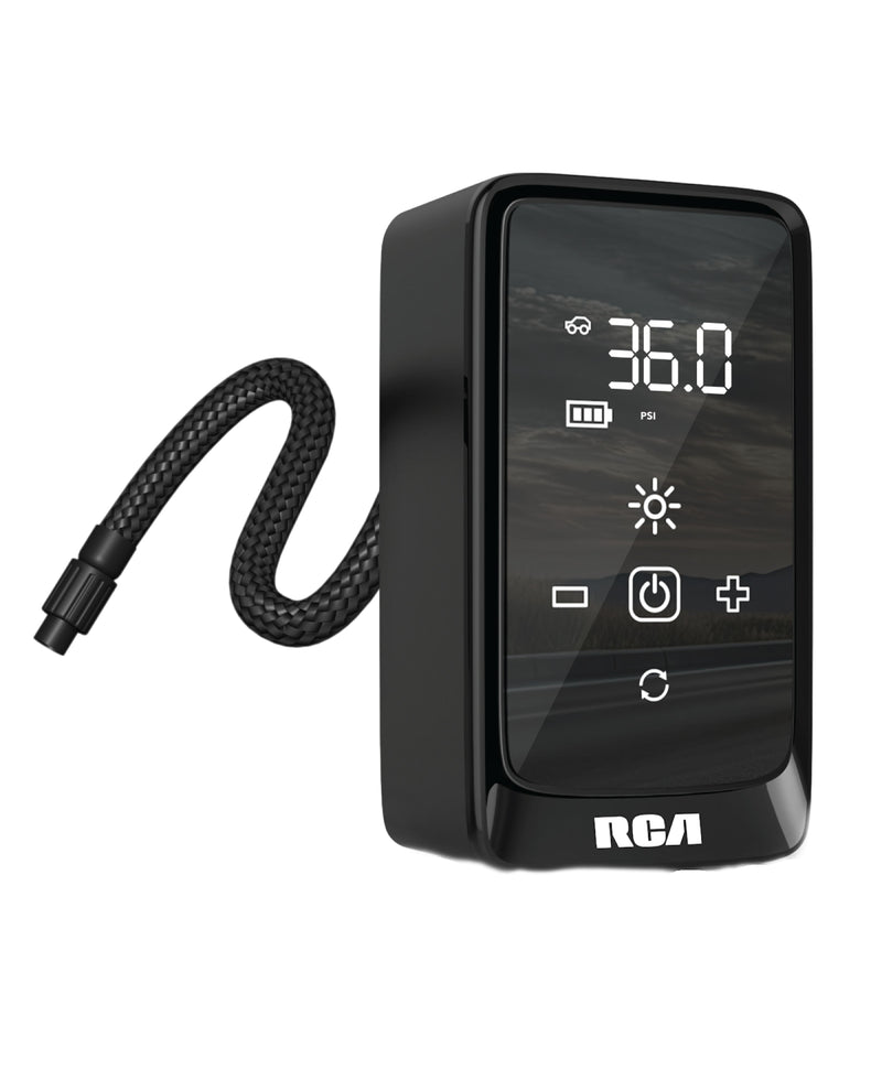 RCA Rechargeable Tire Inflator With Auto-Sense Shutoff
