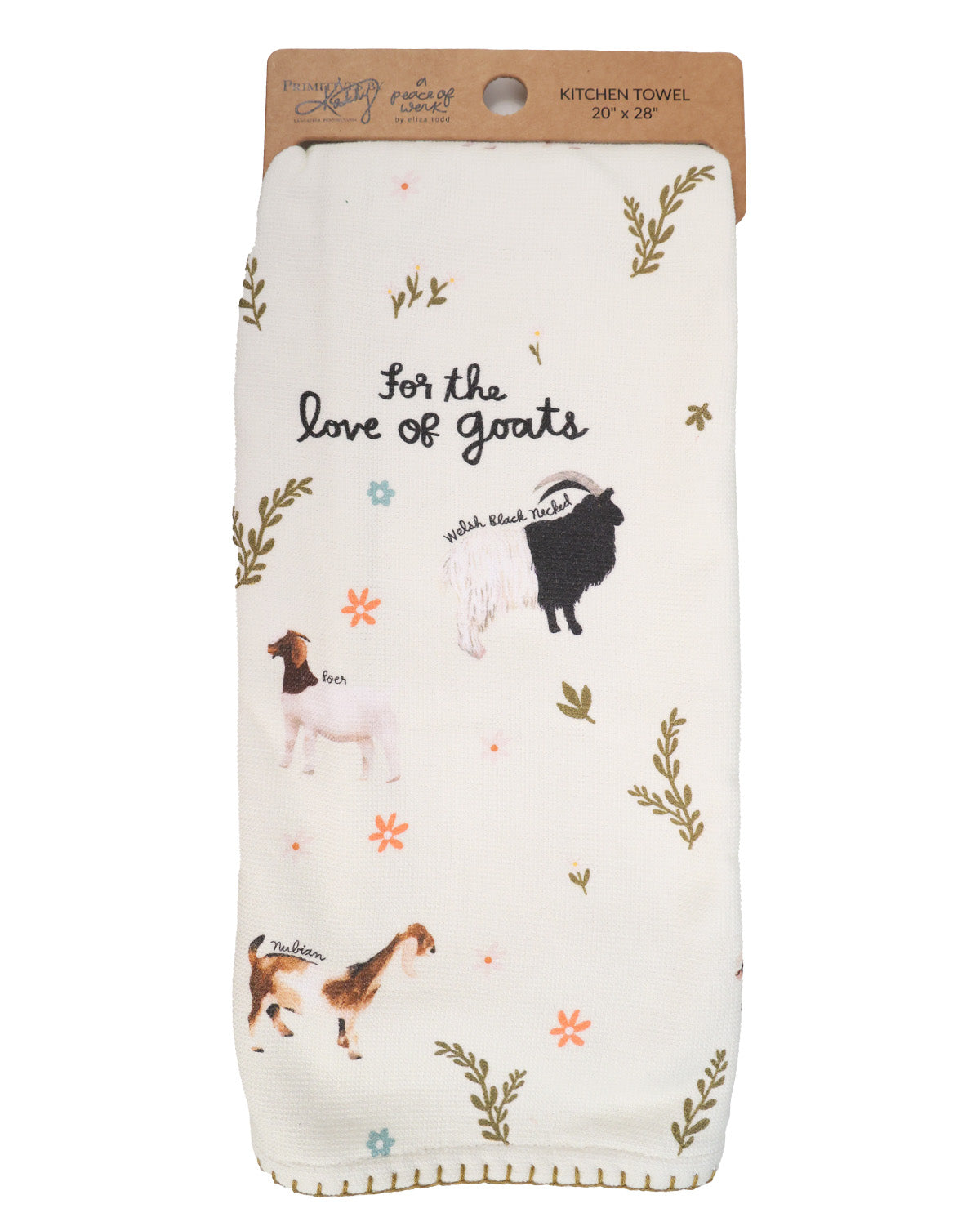 Love Of Goats Kitchen Towel