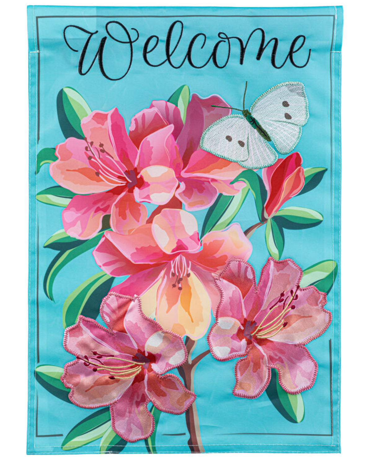 Vivid Azaleas Garden Flag