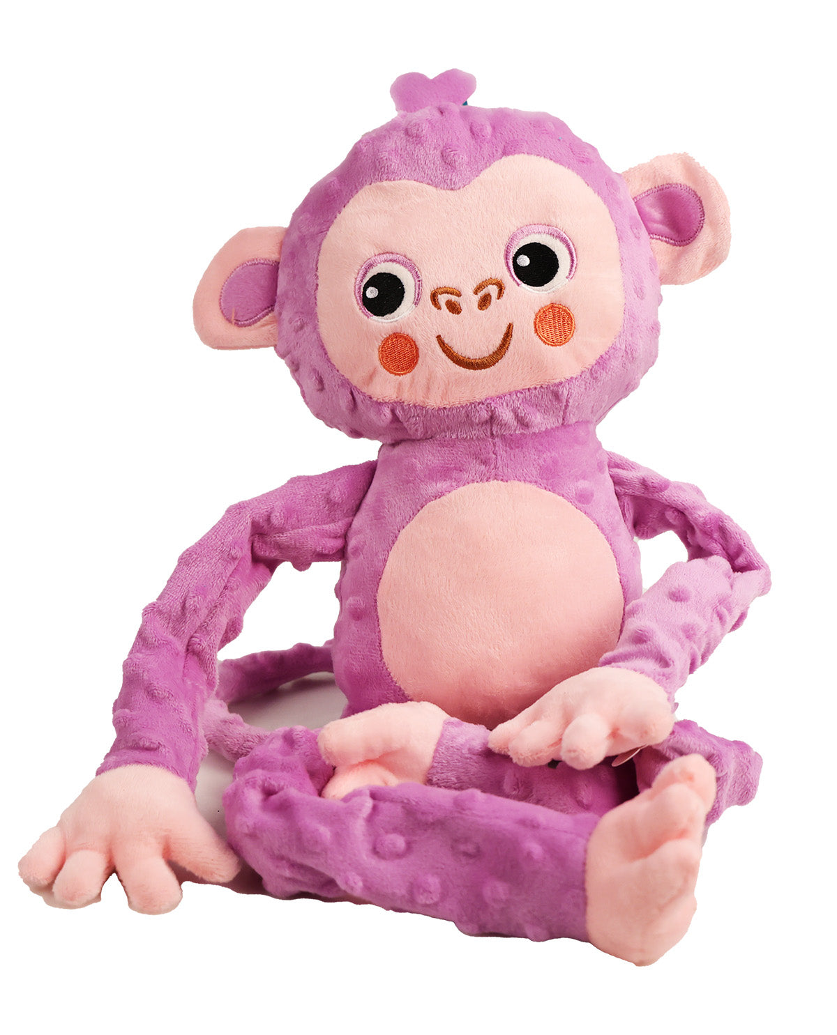 Purple Monkey 30" Pet Toy