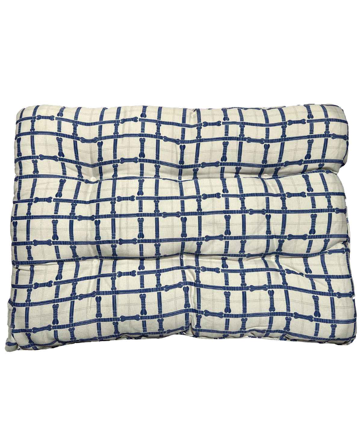 Xlarge Tech Plaid Navy Pet Bed