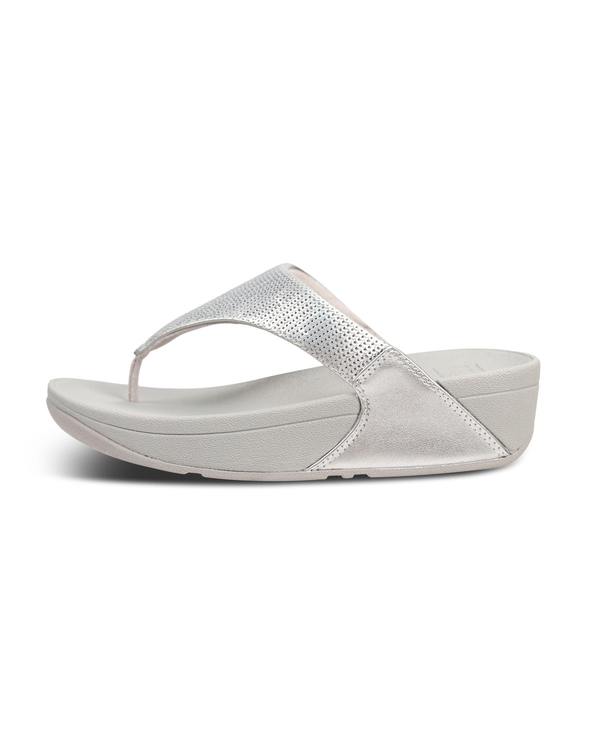 Fitflop Lulu Toe-post Sandal Silver
