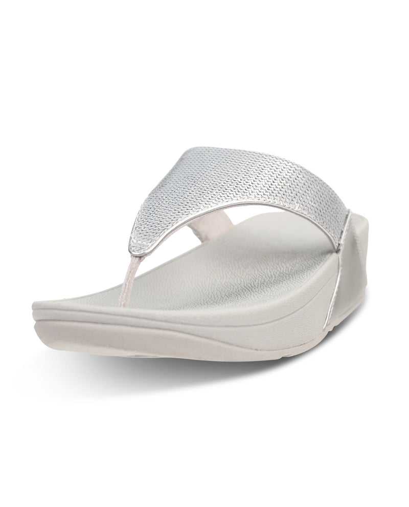 Fitflop Lulu Toe-post Sandal Silver