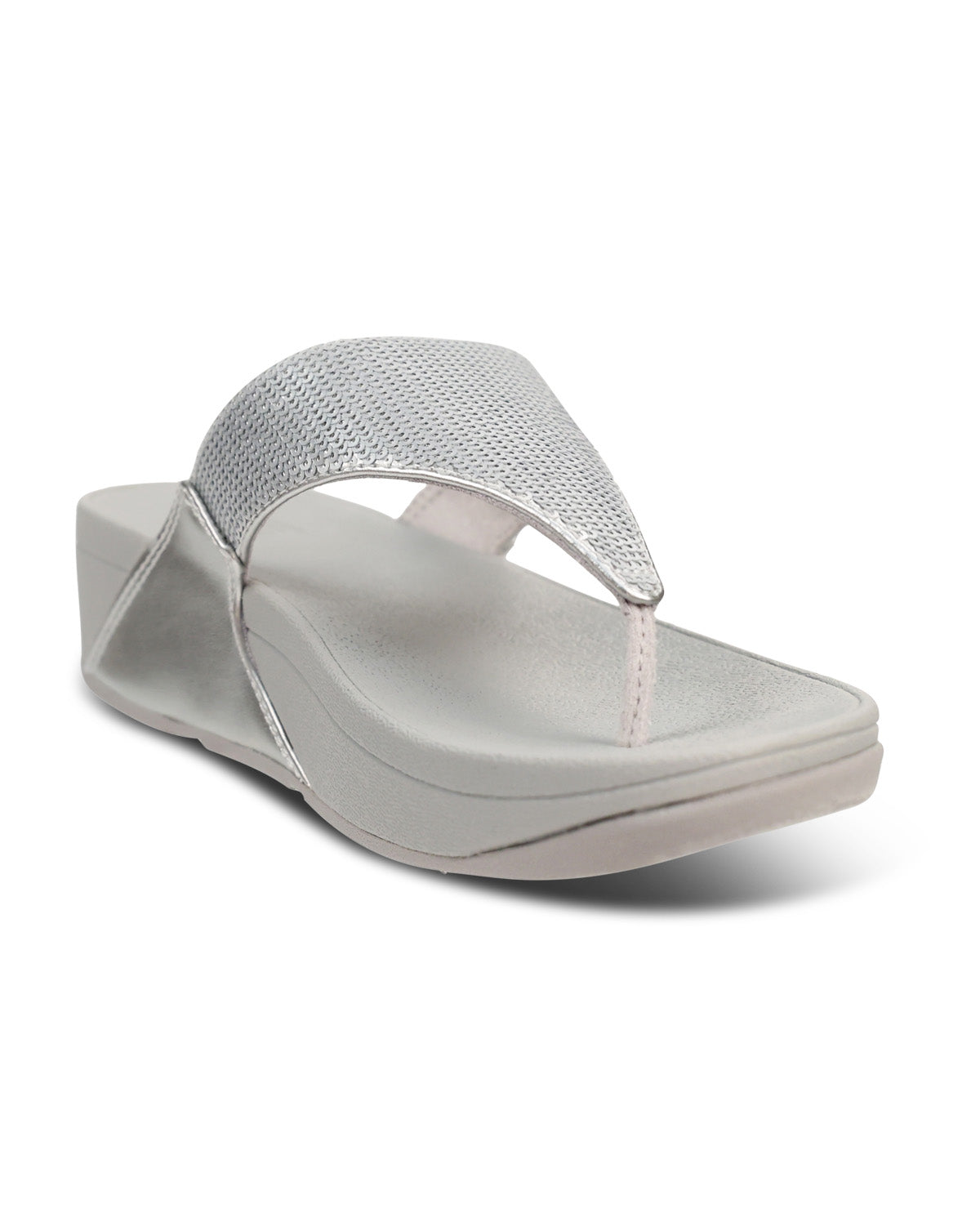 Fitflop Lulu Toe-post Sandal Silver