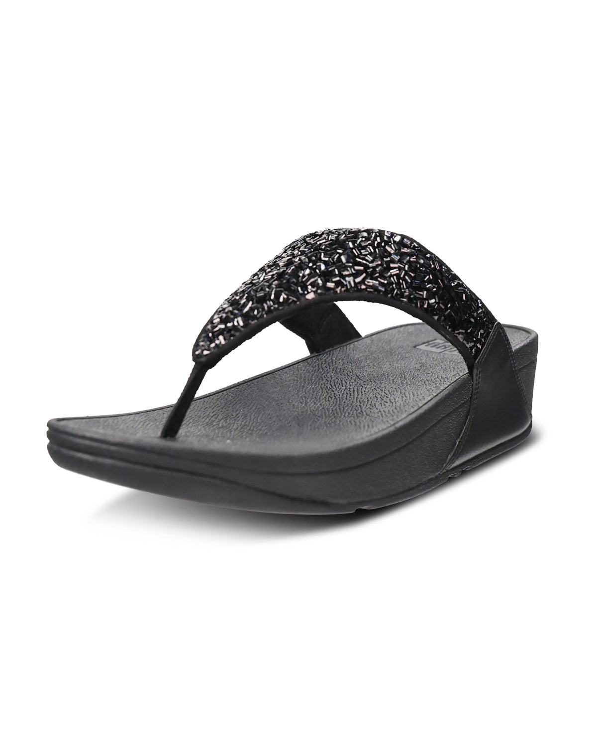Fitflop Lulu Toethong Sandal All Black