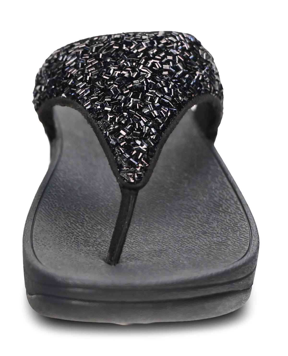 Fitflop Lulu Toethong Sandal All Black