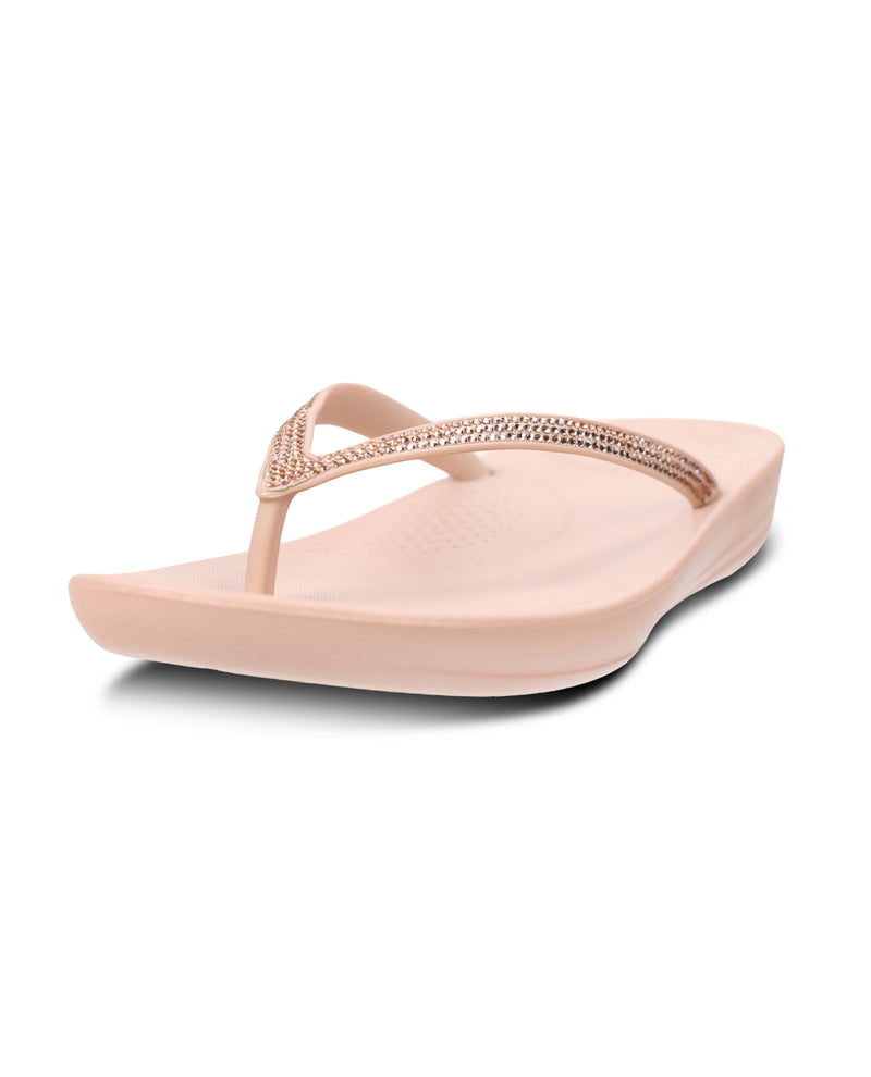 Fitflop Iqushion Sparkle Sandal Beige