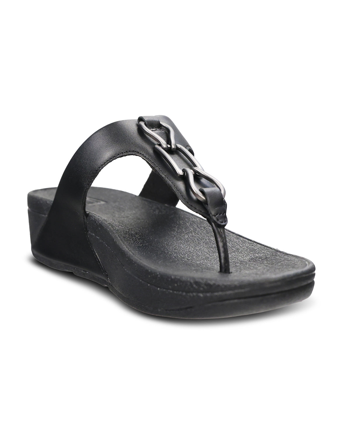 Fitflop Hallye Chain Accent Sandal Black