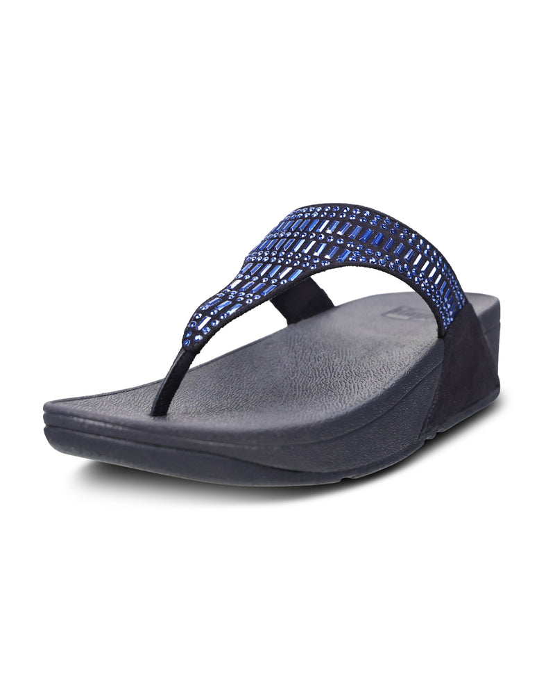 Fitflop Incastone Toethong Sandal Midnight Navy