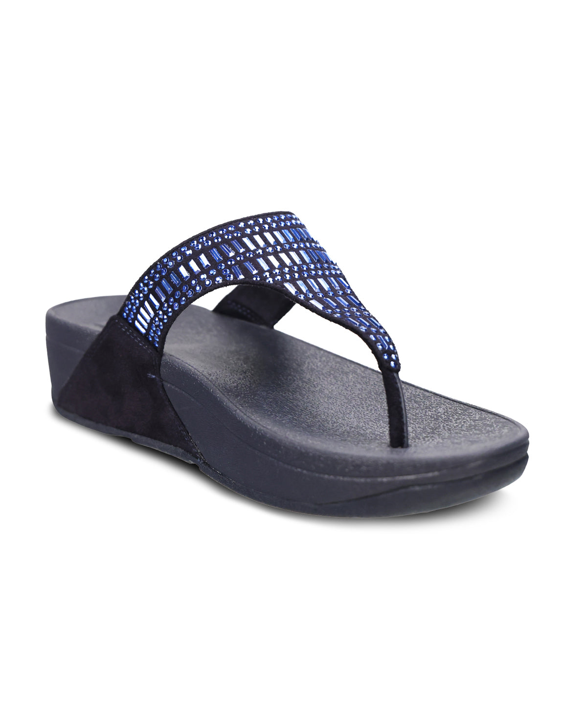 Fitflop Incastone Toethong Sandal Midnight Navy