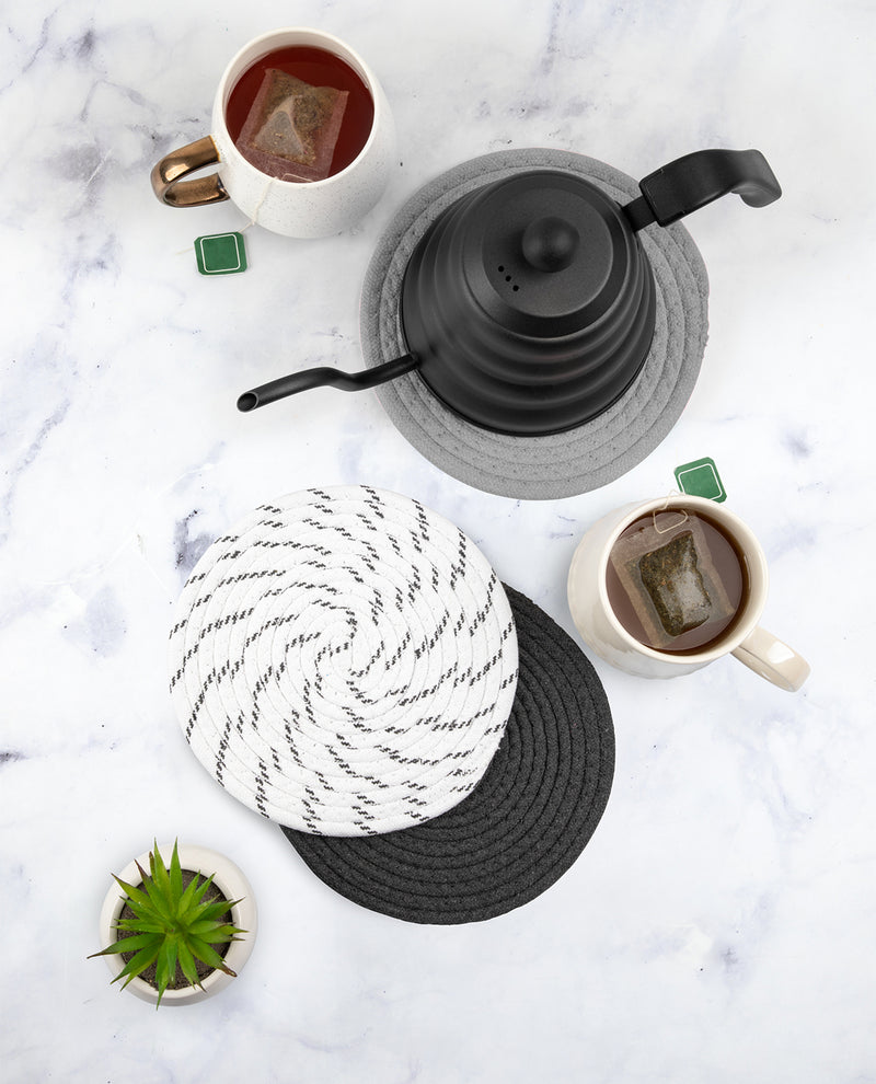 8" 3pk Woven Trivets